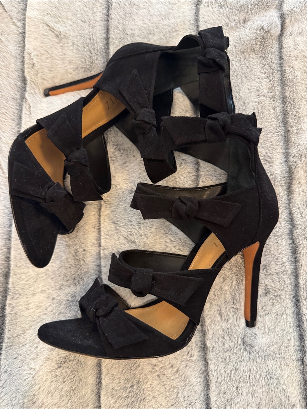 Heels
Schutz Black Suede Miranda Bow